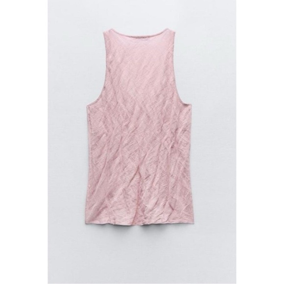 ZARA WRINKLE LOOK FINE KNIT TOP - Picture 4 of 14